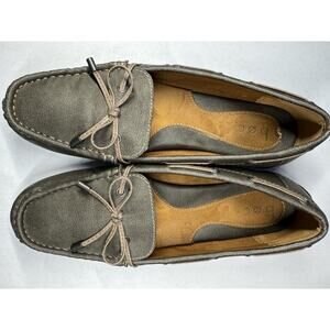 B.O.C. by Born Gray Driving Loafers Women’s Slip-On Moccasin Size 9M